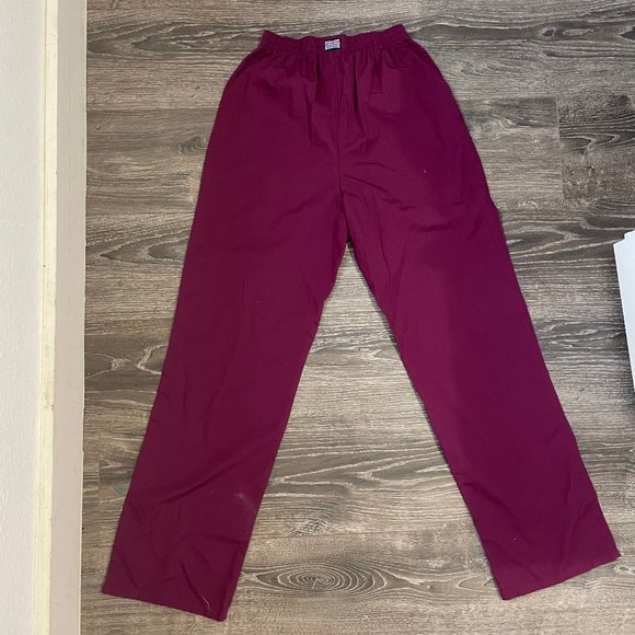 Cherokee Medical Scrub Bottom Pant | Eggplant | Size XS - Picture 2 of 3